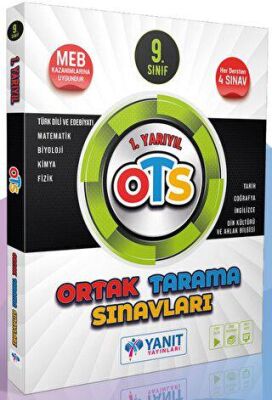 9. Sınıf 1. Yarıyıl Ortak Tarama Sınavları - Kolektif kitap kapağı