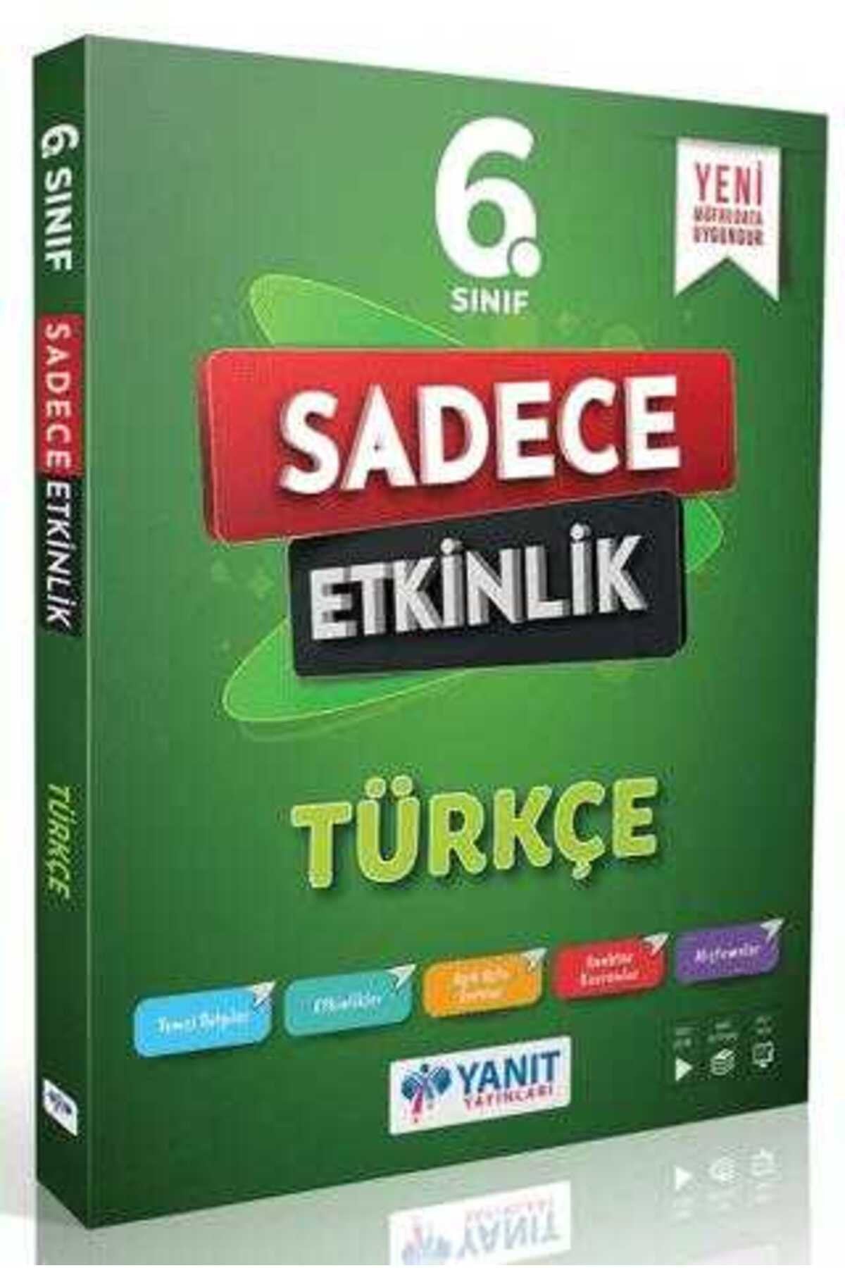 Yanıt Yayınları 6. Sınıf Türkçe Sadece Etkinlik - Kolektif kitap kapağı