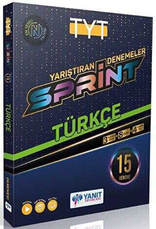 Yanıt Yayınları Yks Tyt Türkçe Sprint 15 Deneme Video Çözümlü - Kolektif kitap kapağı