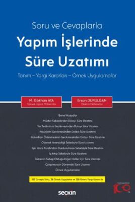 Yapım İşlerinde Süre Uzatımı - M. Gökhan Ata kitap kapağı