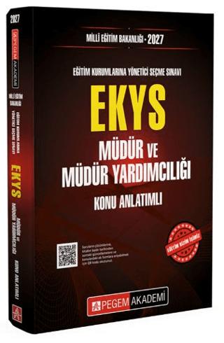 2027 EKYS MEB Müdür ve Müdür Yardımcılığı Konu Anlatımlı | Pegem Akademi Yayıncılık (Ciltsiz) - Resim 1
