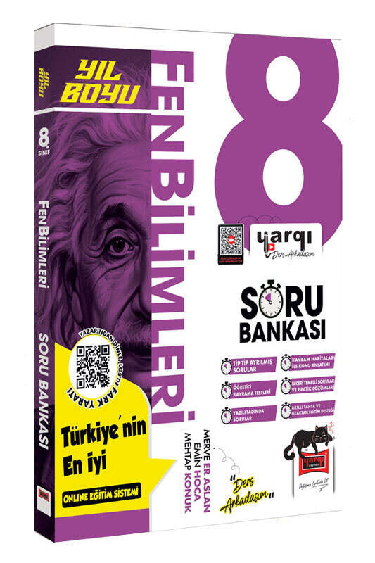 Yargı 8.Sınıf LGS Fen Bilimleri Yıl Boyu Soru Bankası Yargı Yayınları - Kolektif kitap kapağı