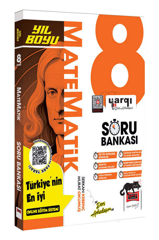 Yargı 8.Sınıf LGS Matematik Yıl Boyu Soru Bankası Yargı Yayınları - Kolektif kitap kapağı