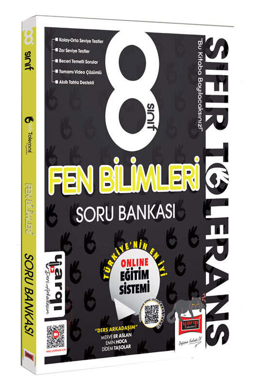 Yargı 8.Sınıf Sıfır Tolerans Fen Bilimleri Soru Bankası Yargı Yayınları - Kolektif kitap kapağı