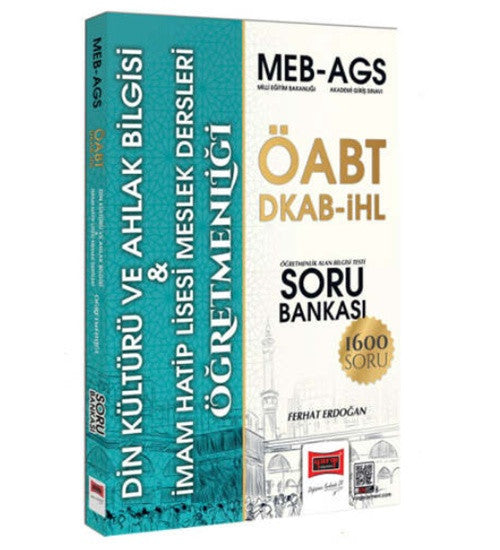 Yargı Meb AGS ÖABT Din Kültürü ve İmam Hatip Lisesi Meslek Dersleri Öğretmenliği Soru - Ferhat Erdoğan kitap kapağı