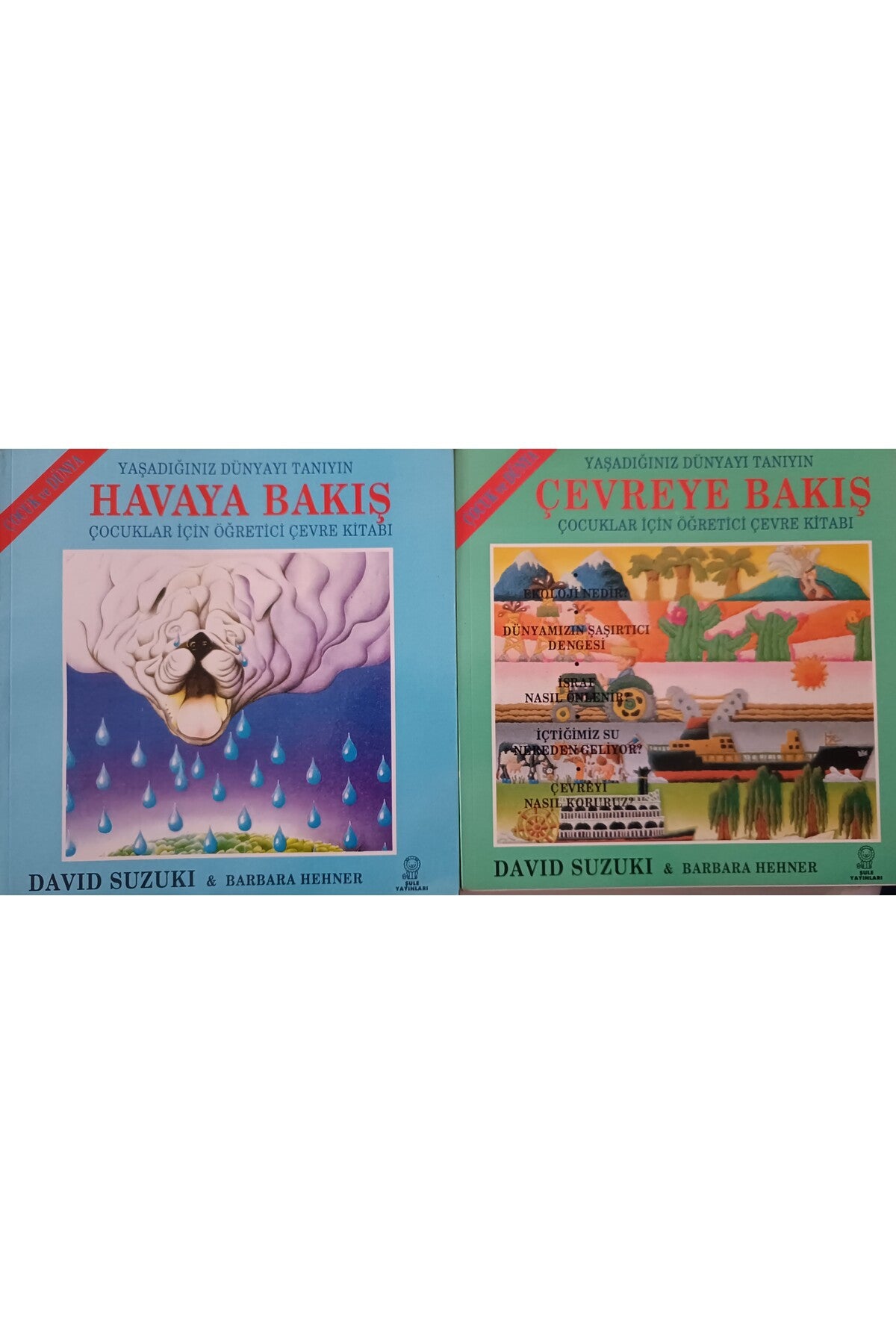 Yaşadığınız Dünyayı Tanıyın Havaya Bakış - Çevreye Bakış /2 Kitap) - David Suzuki. Barbara Hehner kitap kapağı