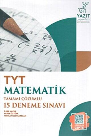 TYT Matematik Tamamı Çözümlü 15 Deneme Sınavı - Kolektif kitap kapağı