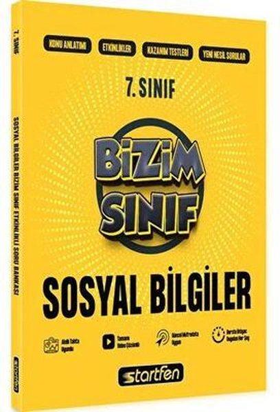 7. Sınıf Bizim Sınıf Sosyal Bilgiler Etkinlikli Soru Bankası | Startfen Yayınları (İnce Kapak) - Resim 1