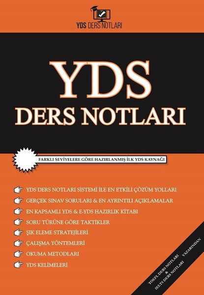 YDS Ders Notları - Özgür Kartal kitap kapağı