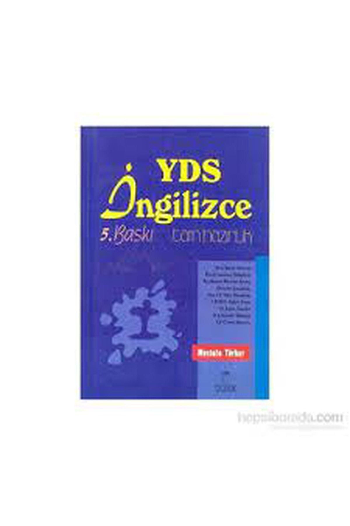 Yds İngilizce kitap kapağı