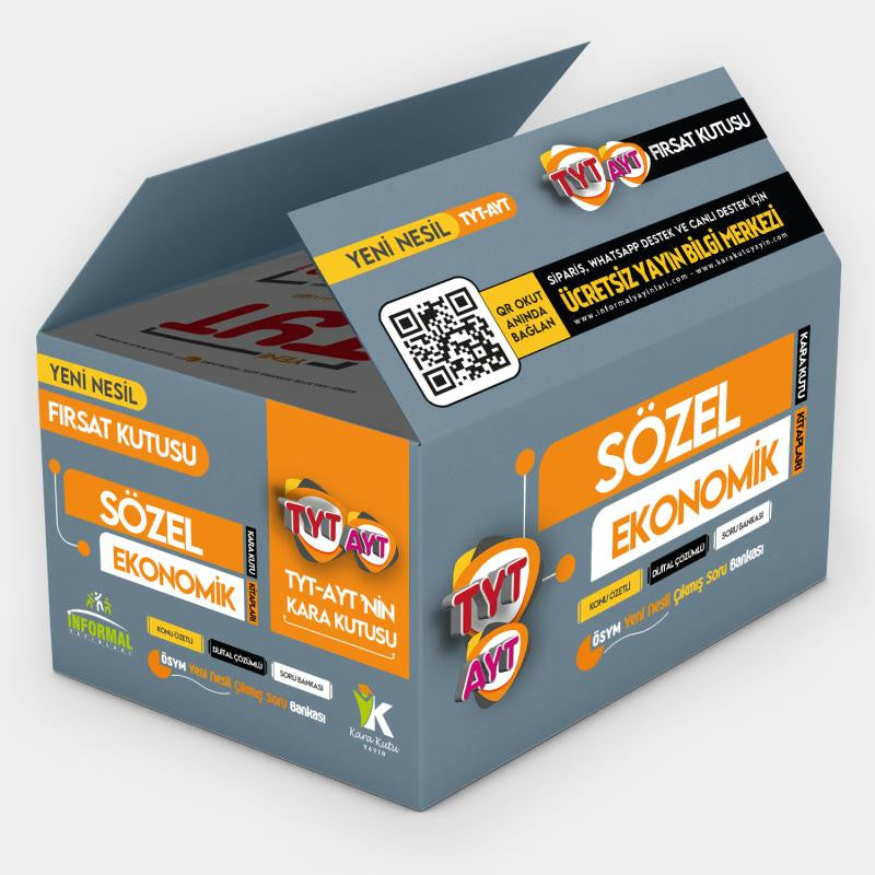 YENİ SİSTEM YKS TYT-AYT KARAKUTU SÖZEL EKONOMİK FIRSAT PAKET Konu Ö. Çözümlü Çıkmış Soru Bankası kitap kapağı