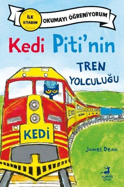 Kedi Piti'nin Tren Yolculuğu - Okumayı Öğreniyorum | Olimpos Çocuk (İnce Kapak) - Resim 1