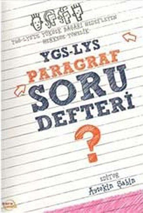 YGS - LYS Paragraf Soru Defteri kitap kapağı
