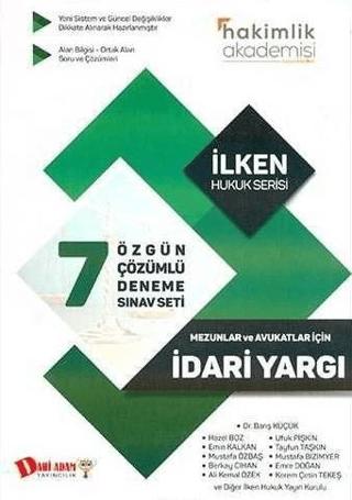 Hakimlik Akademisi İdari Yargı 7'li Çözümlü Deneme Sınavı