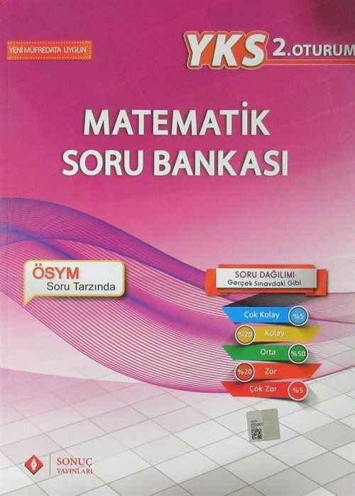 YKS 2. Oturum Matematik Soru Bankası kitap kapağı