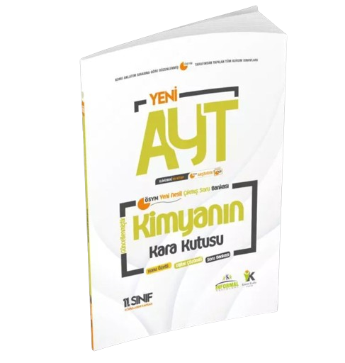 YKS- AYT KİMYANIN Kara Kutusu 3.Kitap Konu Ö. Dijital Ç. Soru BANKASI (11.Sınıf AYT konuları) - Kolektif kitap kapağı