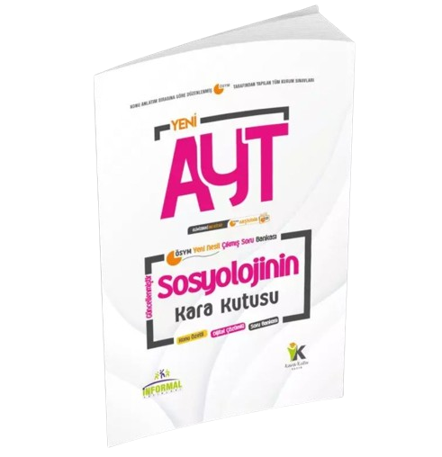 YKS AYT SOSYOLOJİNİN Kara Kutusu Konu Özetli Dijital Çözümlü ÖSYM Çıkmış Soru Havuzu Bankası kitap kapağı