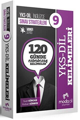 YKS Dil Sınav Stratejileri 9 120 Günde Ezber Bozan Kelimeleri - Suat Gürcan kitap kapağı