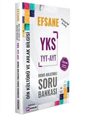 YKS TYT AYT Din Kültürü ve Ahlak Bilgisi Efsane Konu Anlatımlı Soru Bankası - Kolektif kitap kapağı
