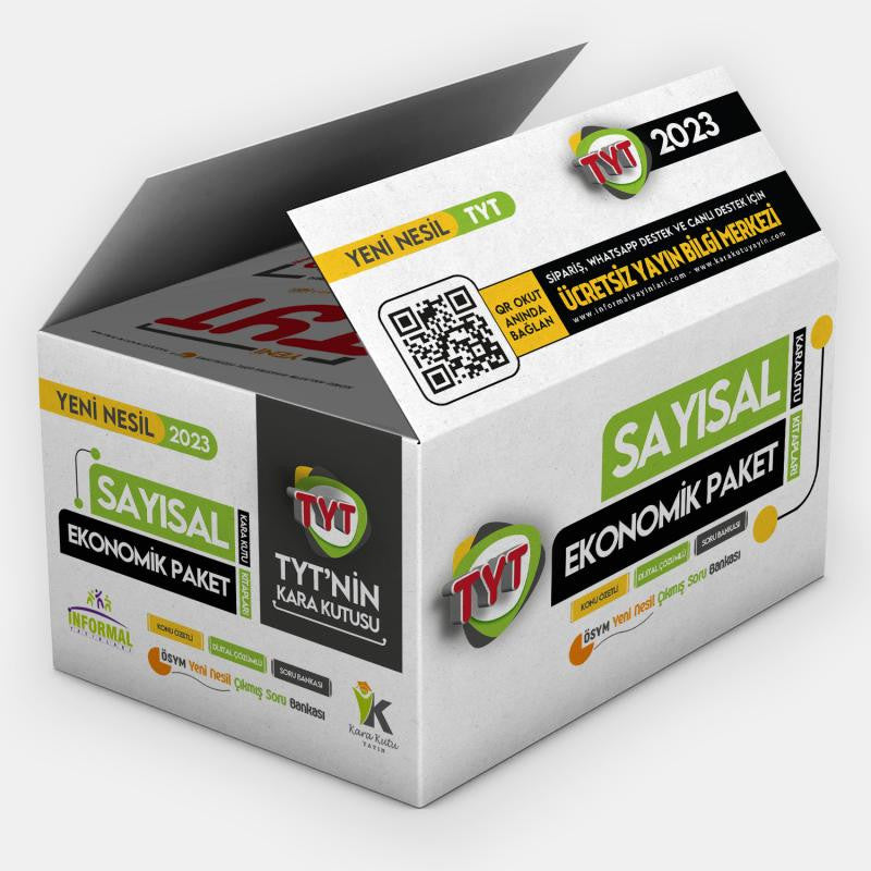 YKS-TYTnin Kara Kutusu SAYISAL EKONOMİK SET PAKET Konu Ö. Dijital Çözümlü Çıkmış Soru Bankası kitap kapağı
