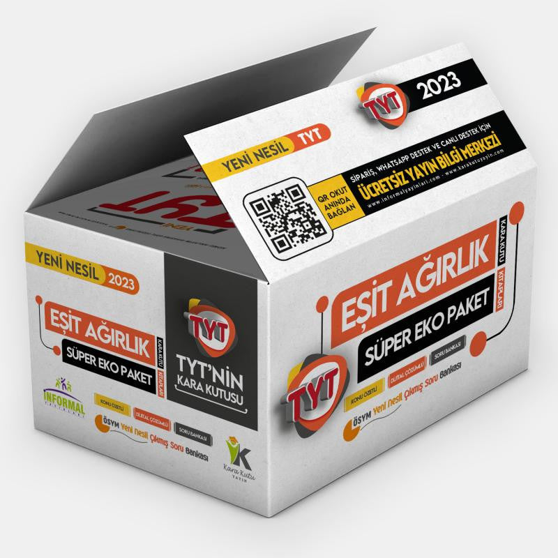 YKS-TYTnin Kara Kutusu TM (EŞİT AĞIRLIK) SÜPER EKONOMİK Paket Konu Ö. Dijital Ç. Soru Bankası kitap kapağı