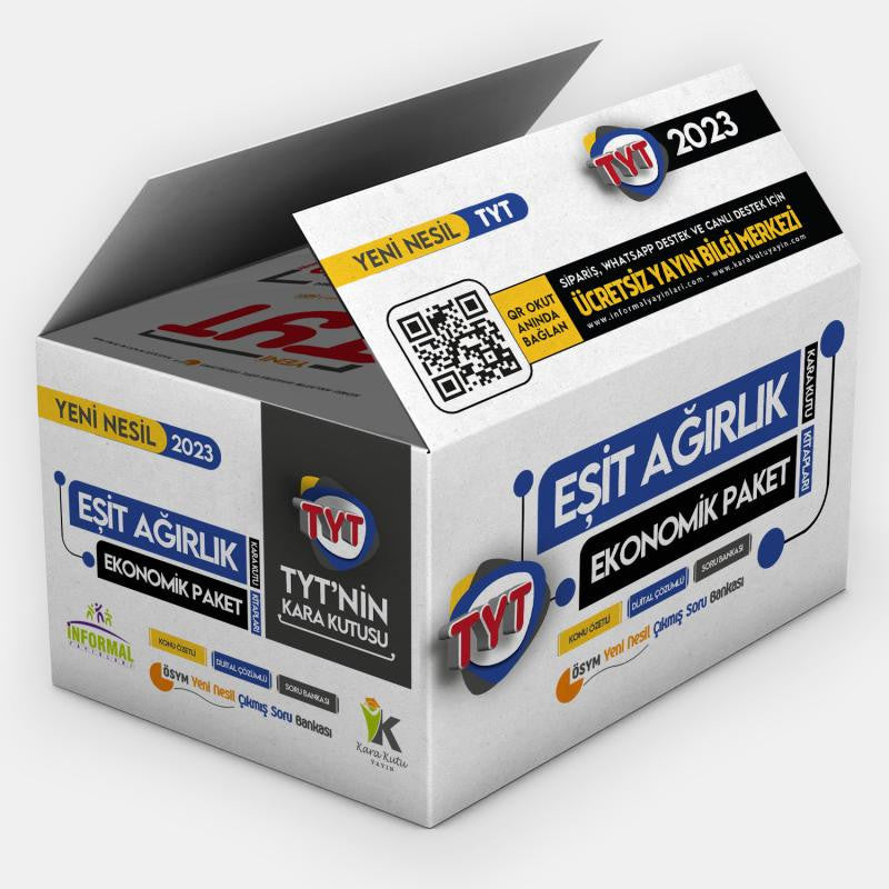 YKS-TYTnin Kara Kutusu TM(EŞİT AĞIRLIK) EKONOMİK SET PAKET Konu Ö.Dijital Çözümlü Soru Bankası kitap kapağı