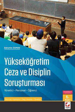 Yükseköğretim Ceza ve Disiplin Soruşturması - Bahattin Duman kitap kapağı