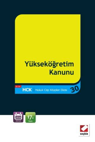 Yükseköğretim Kanunu - Kolektif kitap kapağı