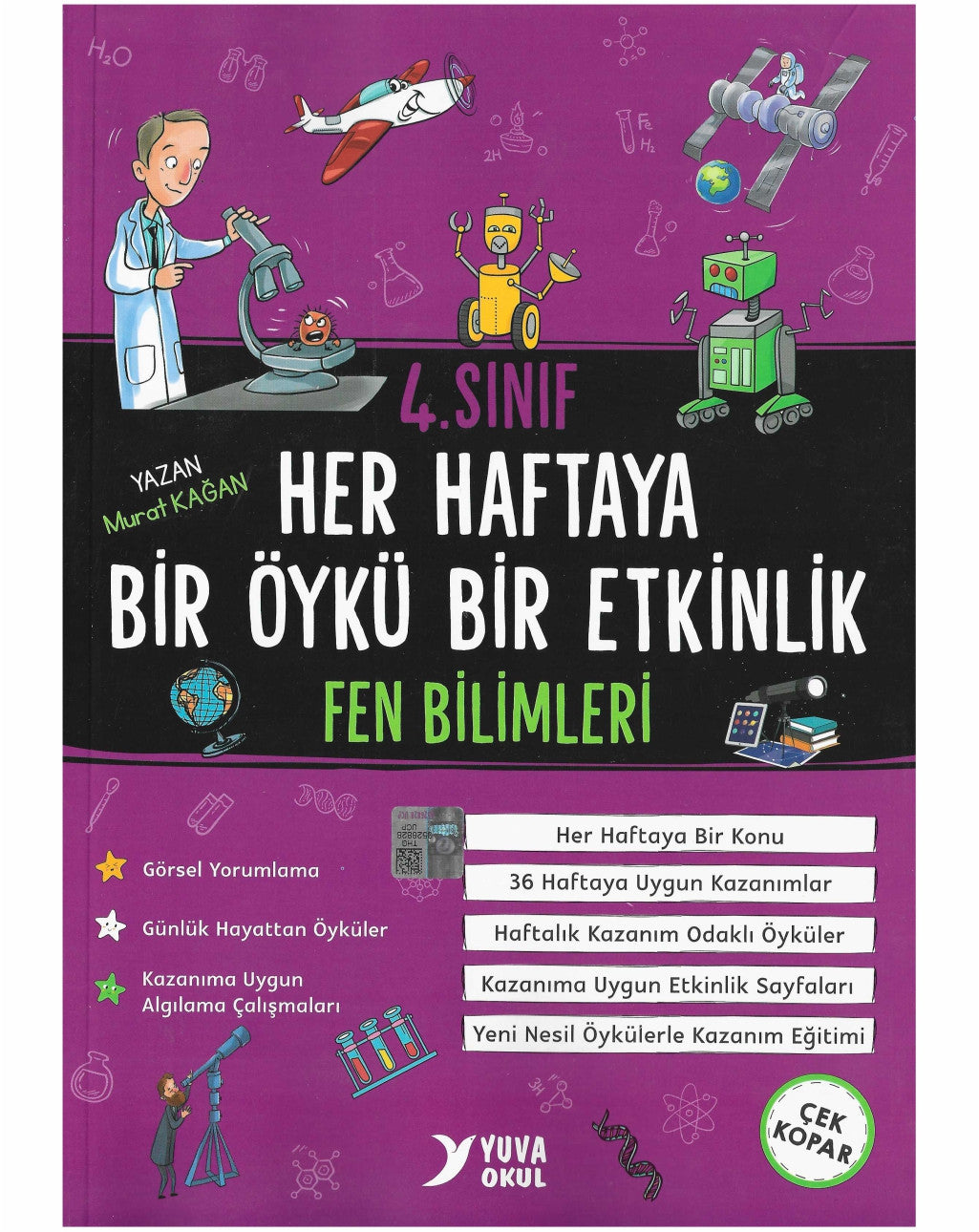 Yuva Yayınları 4. Sınıf Fen Bilimleri Haftaya Bir Öykü Bir Etkinlik 10Kitap kitap kapağı