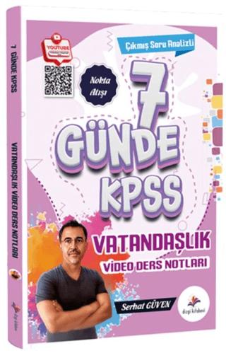 2026 KPSS 7 Günde Vatandaşlık Çıkmış Soru Analizli Video Ders Notları | Dizgi Kitap (Ciltsiz) - Resim 1