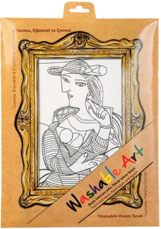 Funny Mat Washable Art - Pablo Picasso Seated Woman | Akademi Çocuk - Resim 1