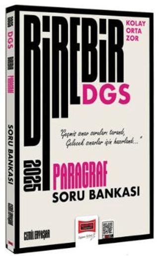 2025 DGS Birebir Serisi Kolay-Orta-Zor Paragraf Soru Bankası