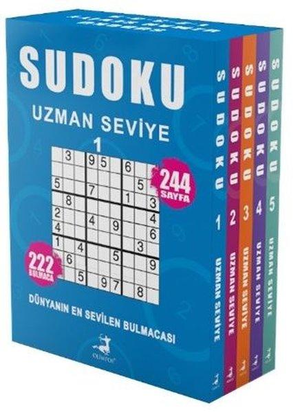 Sudoku - Uzman Seviye Seti - 5 Kitap Takım 1 - 2 - 3 - 4 - 5 | Olimpos Yayınları (İnce Kapak) - Resim 1