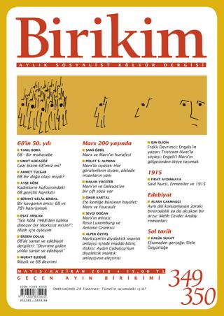 Birikim Aylık Sosyalist Kültür Dergisi Sayı: 349 - 350 Mayıs /Haziran 2018 | Birikim Yayınları (Ciltsiz) - Resim 1