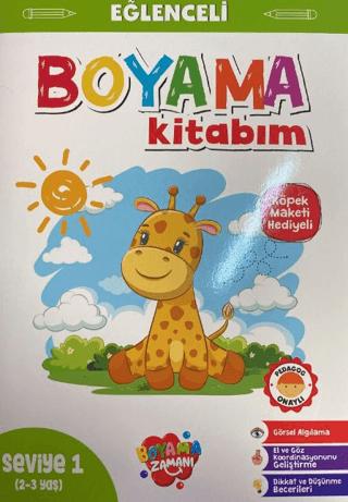 Eğlenceli Boyama Kitabım - Yeşil Kitap | Boyama Zamanı (Ciltsiz) - Resim 1