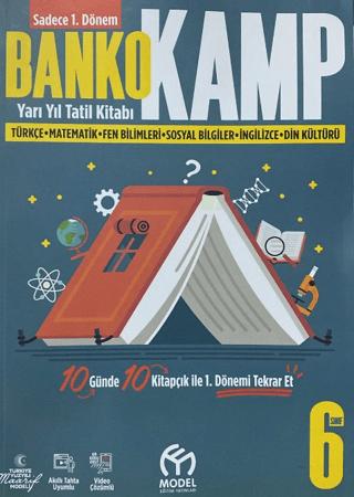 6. Sınıf Banko Kamp Yarı Yıl Tatil Kitabı | Model Eğitim Yayıncılık (Ciltsiz) - Resim 1