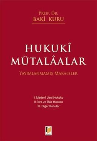 Hukuki Mütalaalar | Adalet Yayınevi (Ciltli) - Resim 1
