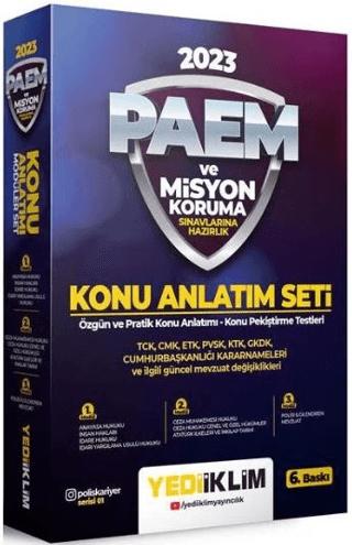 Yediiklim 2023 PAEM ve Misyon Koruma Konu Anlatımlı Modüler Set | Yediiklim Yayınları (Ciltsiz) - Resim 1