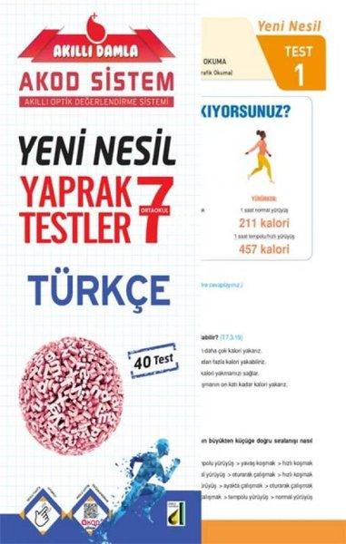 7.Sınıf Türkçe Yeni Nesil Yaprak Testler | Damla Yayınevi (İnce Kapak) - Resim 1