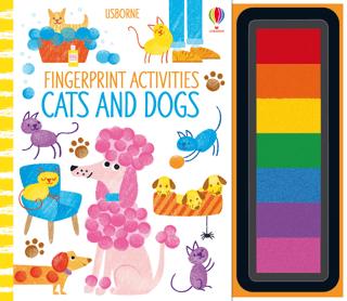 Fingerprint Activities Cats and Dogs | Usborne (Ciltli) - Resim 1
