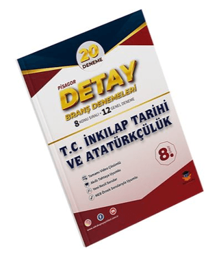 Zeka Küpü Yayınları 8. Sınıf Pisagor Detay İnkılap Tarihi 20li Branş Denemesi - Kolektif kitap kapağı