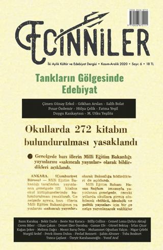 Ecinniler: İki Aylık Kültür ve Edebiyat Dergisi Sayı: 6 Tankların Gölgesinde Edebiyat Kasım - Aralık 2020 | Sardes Yayınları (Ciltsiz) - Resim 1