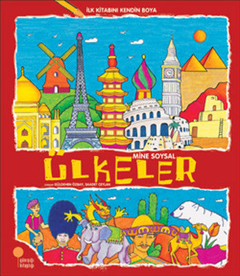 İlk Kitabını Kendin Boya - Ülkeler | Günışığı Yayınları