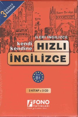 Hızlı İngilizce 3.Basamak Seti - Kutulu | Fono Yayınları