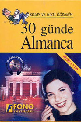 30 Günde Almanca-1 Kitap+2 CD - Kutulu | Fono Yayınları