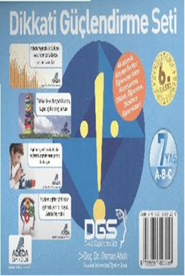 Dikkati Güçlendirme Seti - 1. Sınıf - 7 Yaş | Adeda