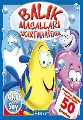 Balık Masalları Çıkartma Kitabı | Boyut Yayın Grubu