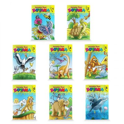 Damla - Hayvanlar Alemi 8 Kitap Takım | Damla Yayınevi