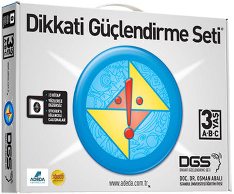 Dikkati Güçlendirme Seti - 3 Yaş | Adeda