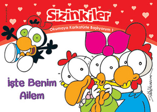 Okumaya Karikatürle Başlıyorum 1 - İşte Benim Ailem | Mart Yayınları